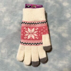 NWT Winter knit tech gloves OS pugs gear brand